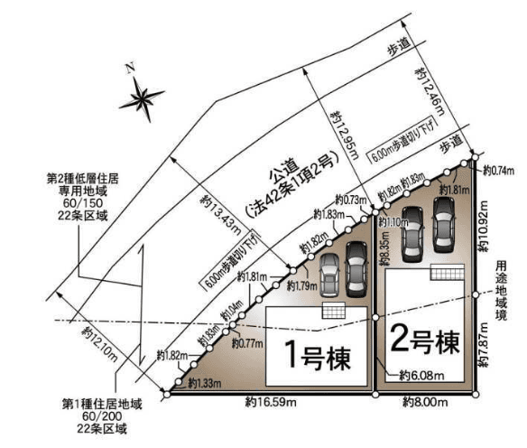 区画割り図