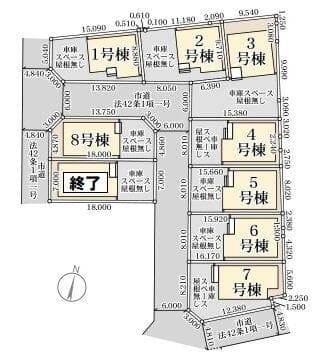 区画割り図