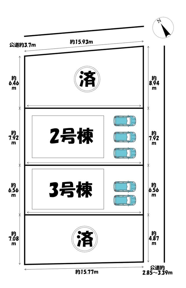 区画割り図