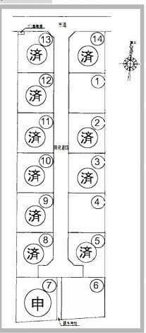 区画割り図