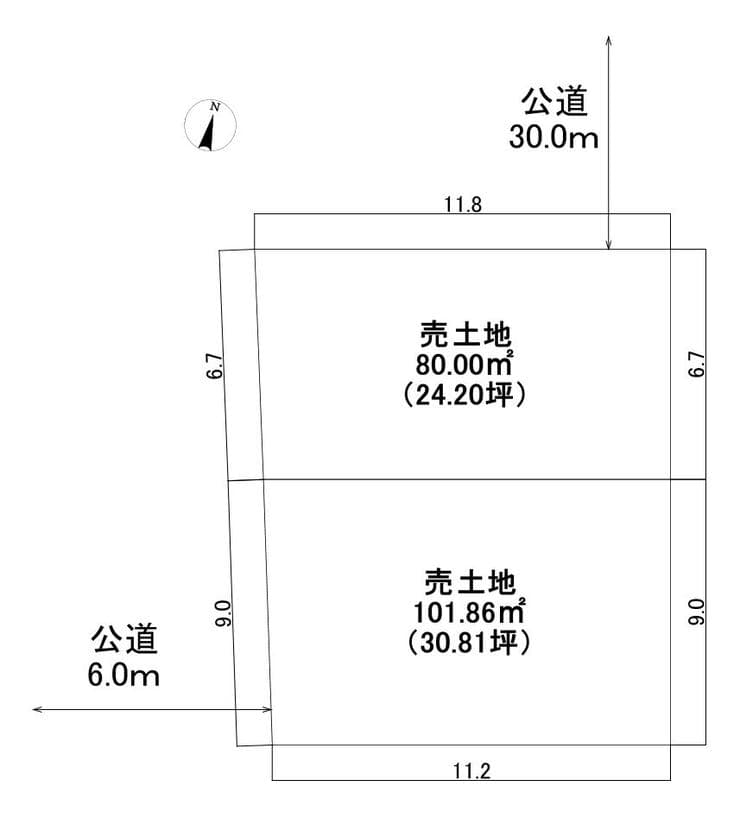 区画割り図