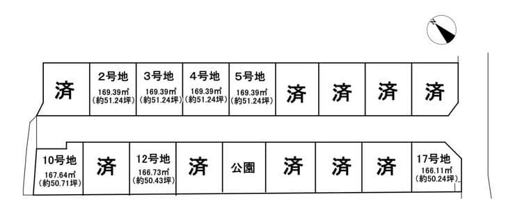 区画割り図
