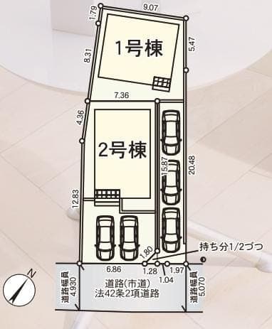 区画割り図