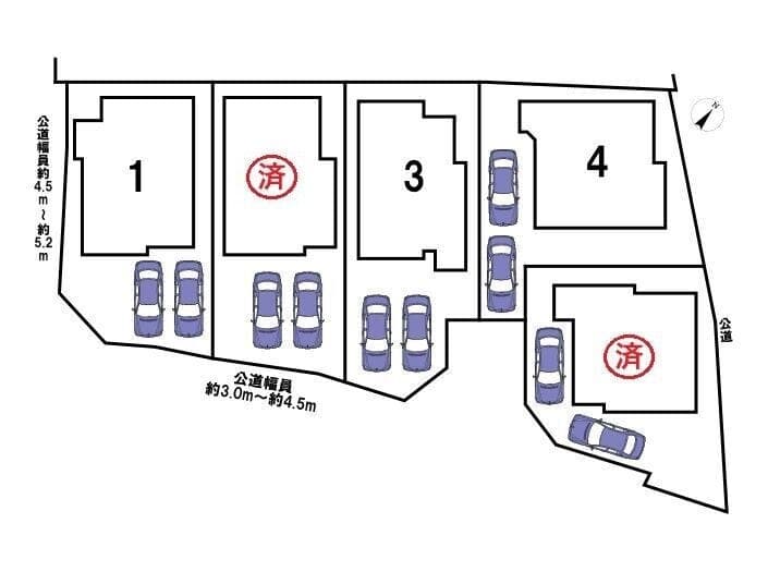 区画割り図