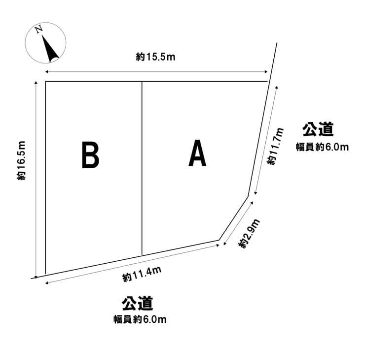 区画割り図