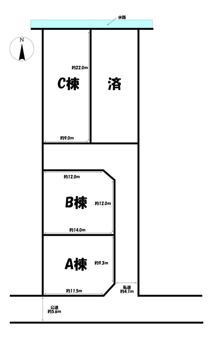 区画割り図