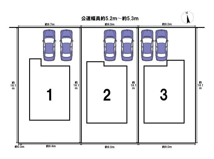 区画割り図