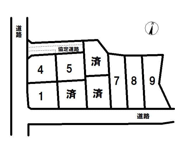 区画割り図