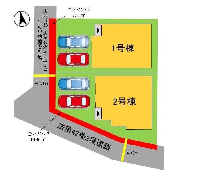 区画割り図