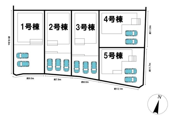 区画割り図