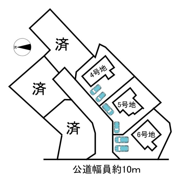 区画割り図