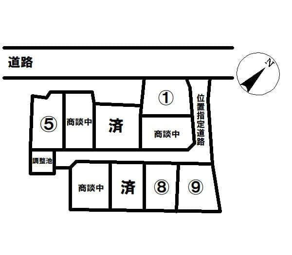 区画割り図