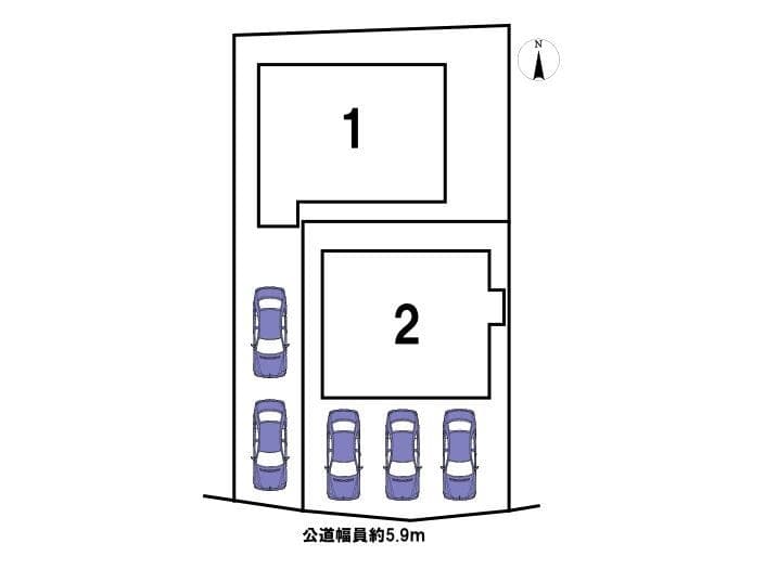 区画割り図