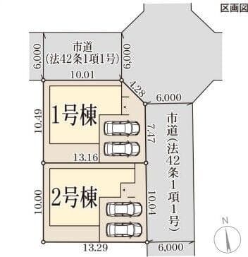 区画割り図