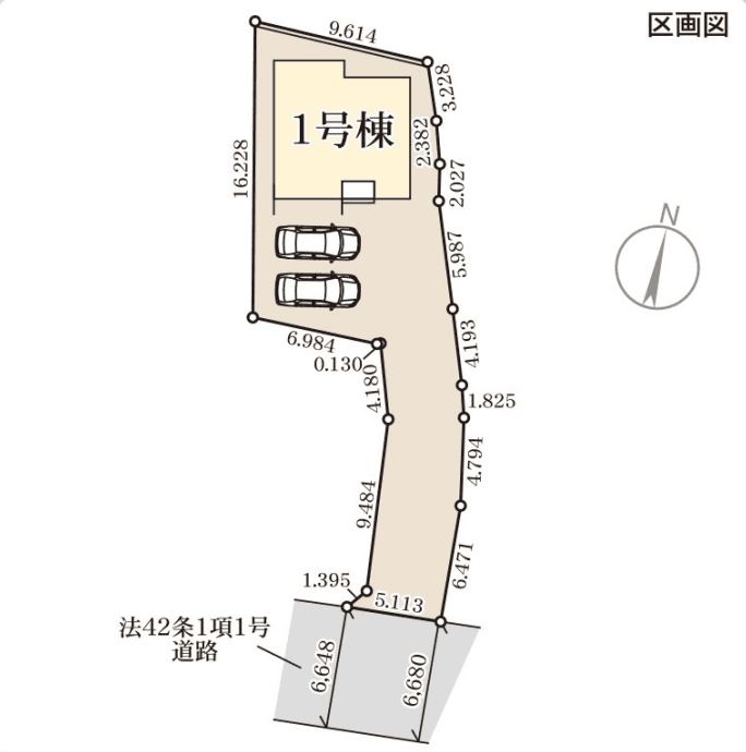 区画割り図
