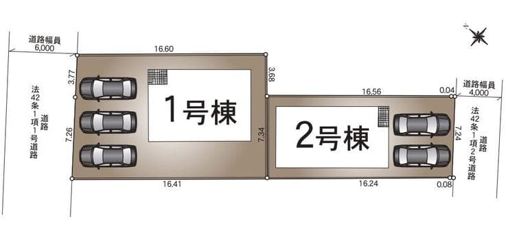 区画割り図