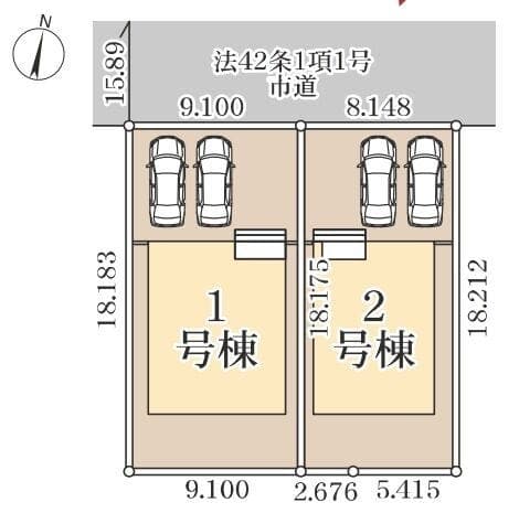 区画割り図