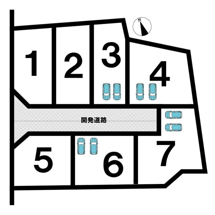 区画割り図