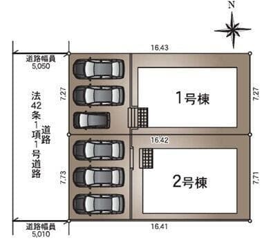 区画割り図