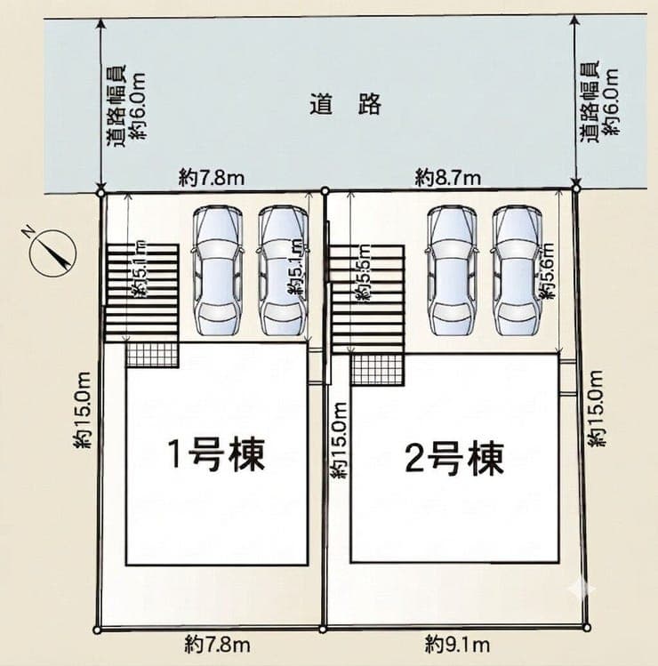 区画割り図