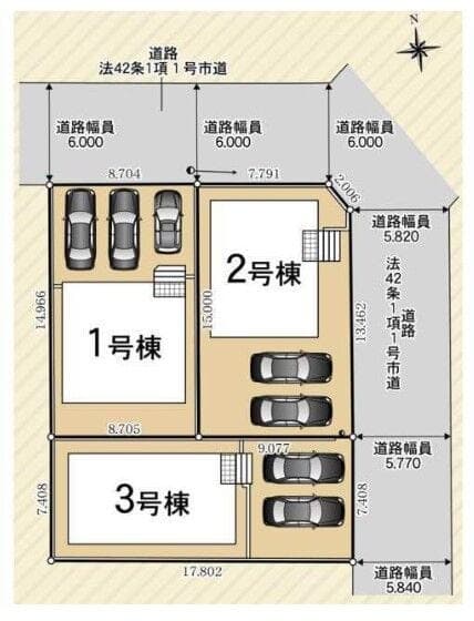 区画割り図