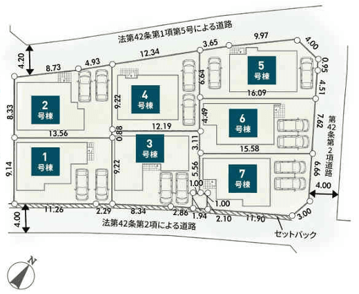 区画割り図
