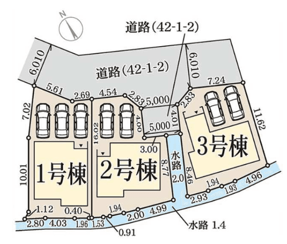 区画割り図
