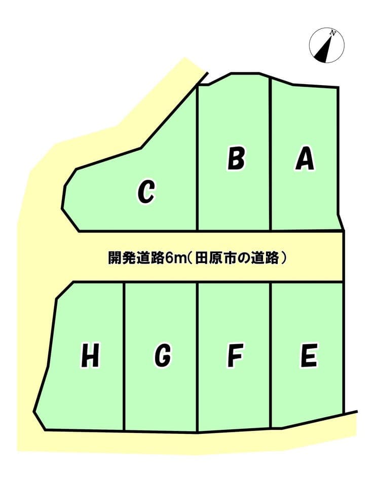 区画割り図