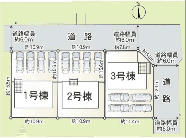 区画割り図