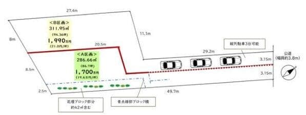 区画割り図