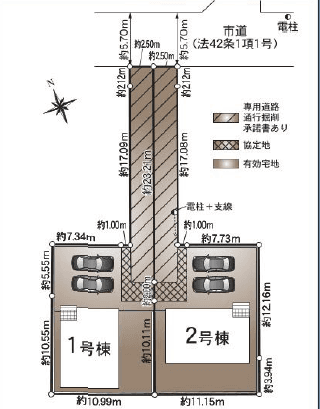 区画割り図