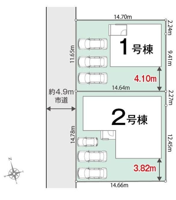 区画割り図