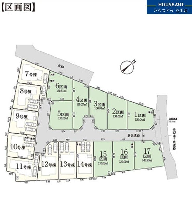 区画割り図
