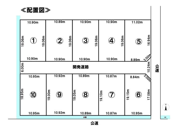 区画割り図