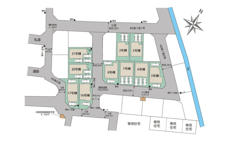 区画割り図