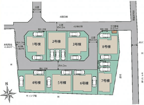 区画割り図