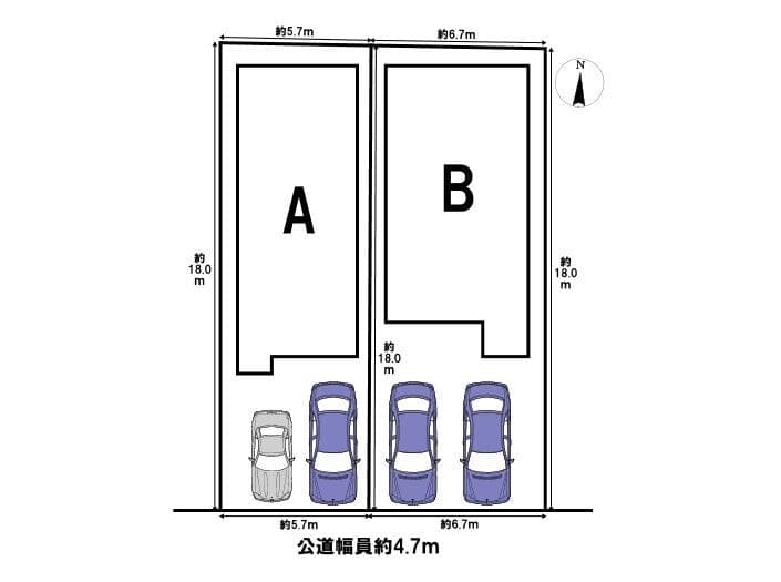 区画割り図