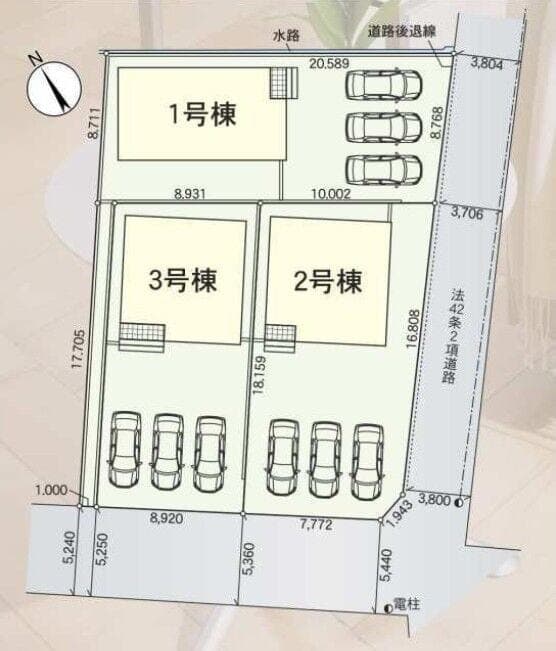 区画割り図