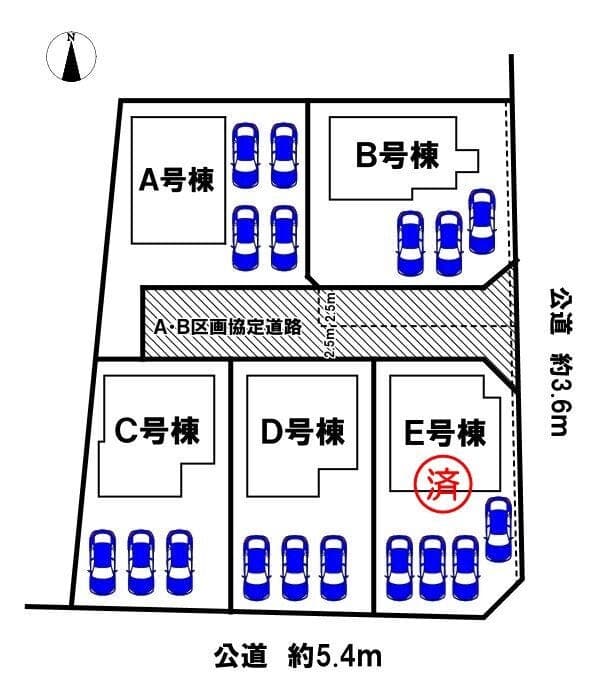 区画割り図