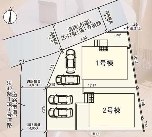 区画割り図