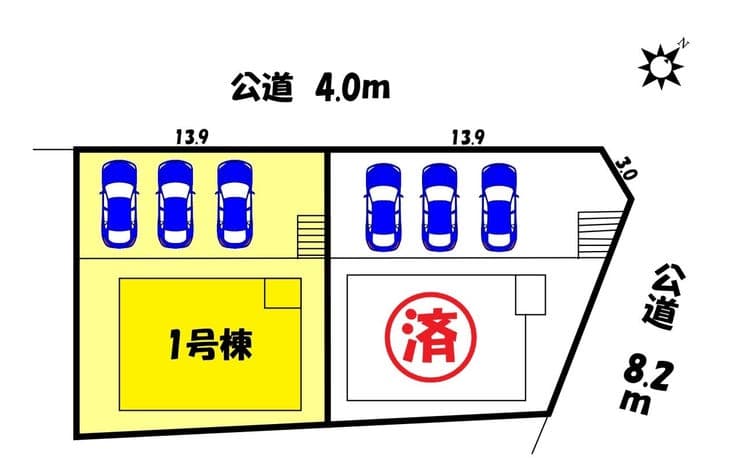 区画割り図