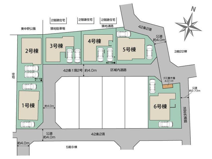 区画割り図