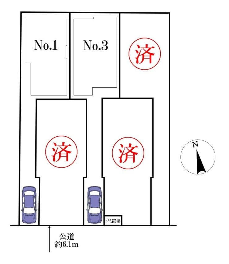 区画割り図