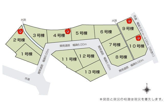 区画割り図