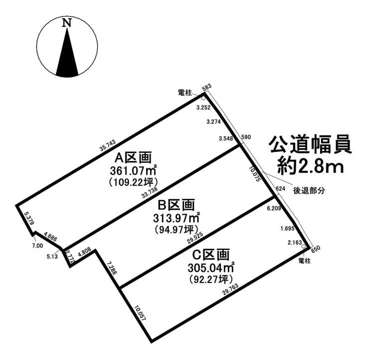区画割り図