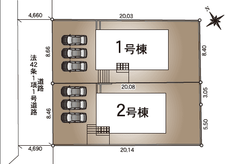区画割り図