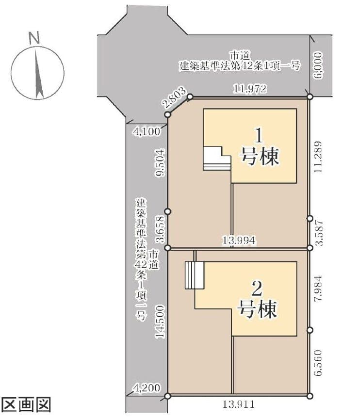 区画割り図