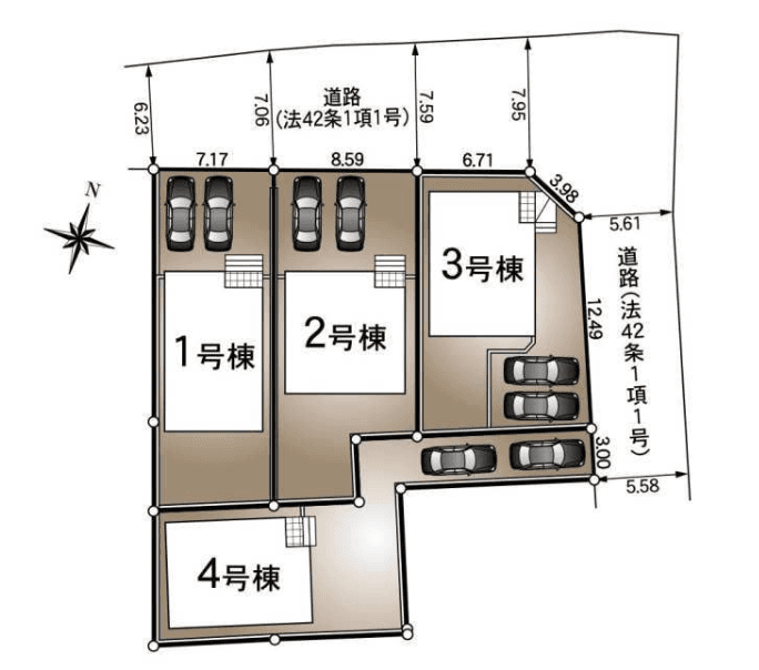 区画割り図