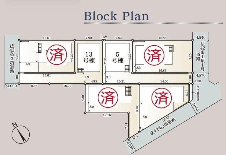 区画割り図