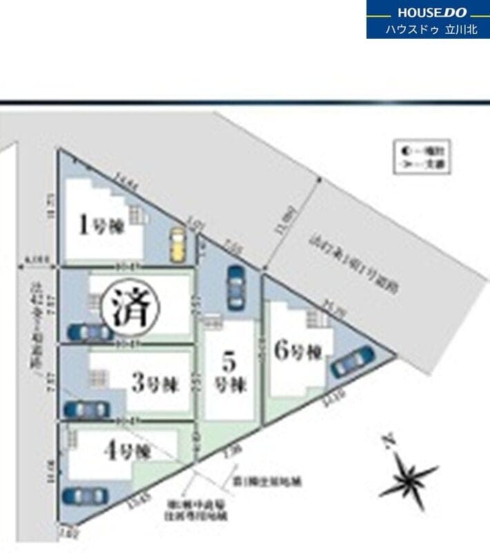 区画割り図